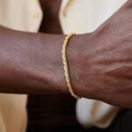 Gold Plated Rope Chain Bracelet