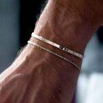 Silver minimal unisex bracelets