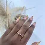 Pink Heart  Promise Ring