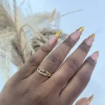 Nature Inspired Multicoloured Ring