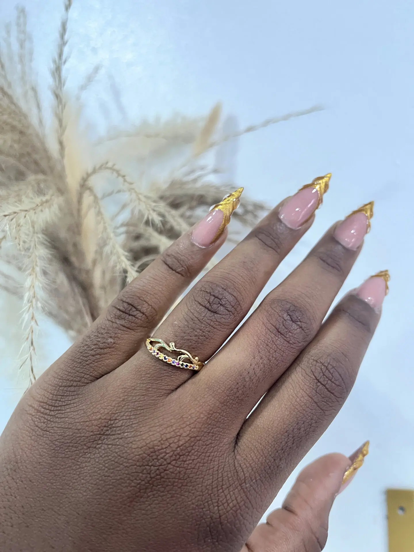 IMG_4961.webp Nature Inspired Multicoloured Ring - Image 1