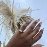 Purple Infinity Ring