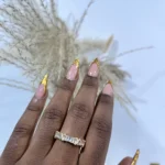 Plain Cubic Zircon Ring